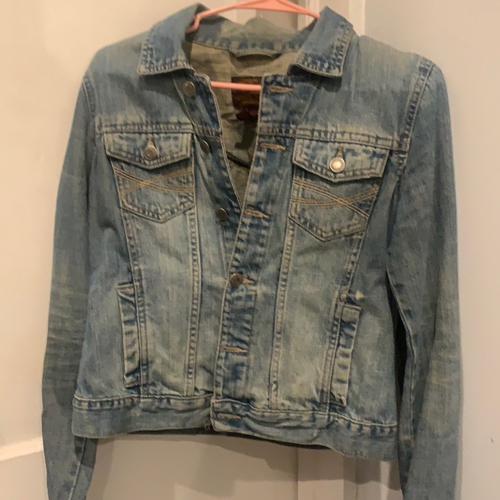 Aeropostale Women’s Distressed Jean Jacket